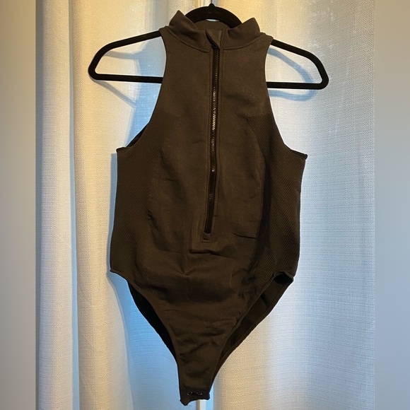 Fabletics Grey Bodysuit - Picture 1 of 3